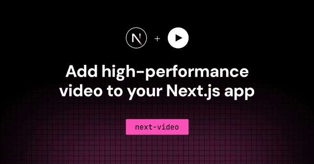 Next.js Video Starter